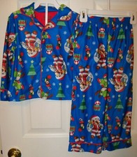 Super Mario Flannel Flame Resistant Long 2 Piece Pajama PJ Set Boys Size 4 NWT
