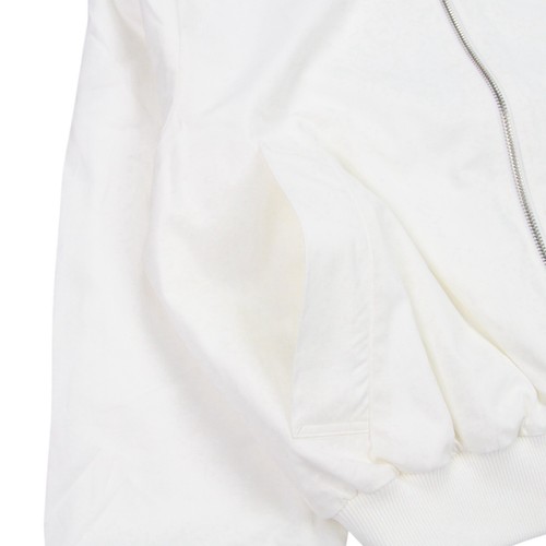 Margaret Howell Fred Perry Tennis Bomber Jacket Womens UK 12 Cream Cotton BNWT - Picture 6 of 11