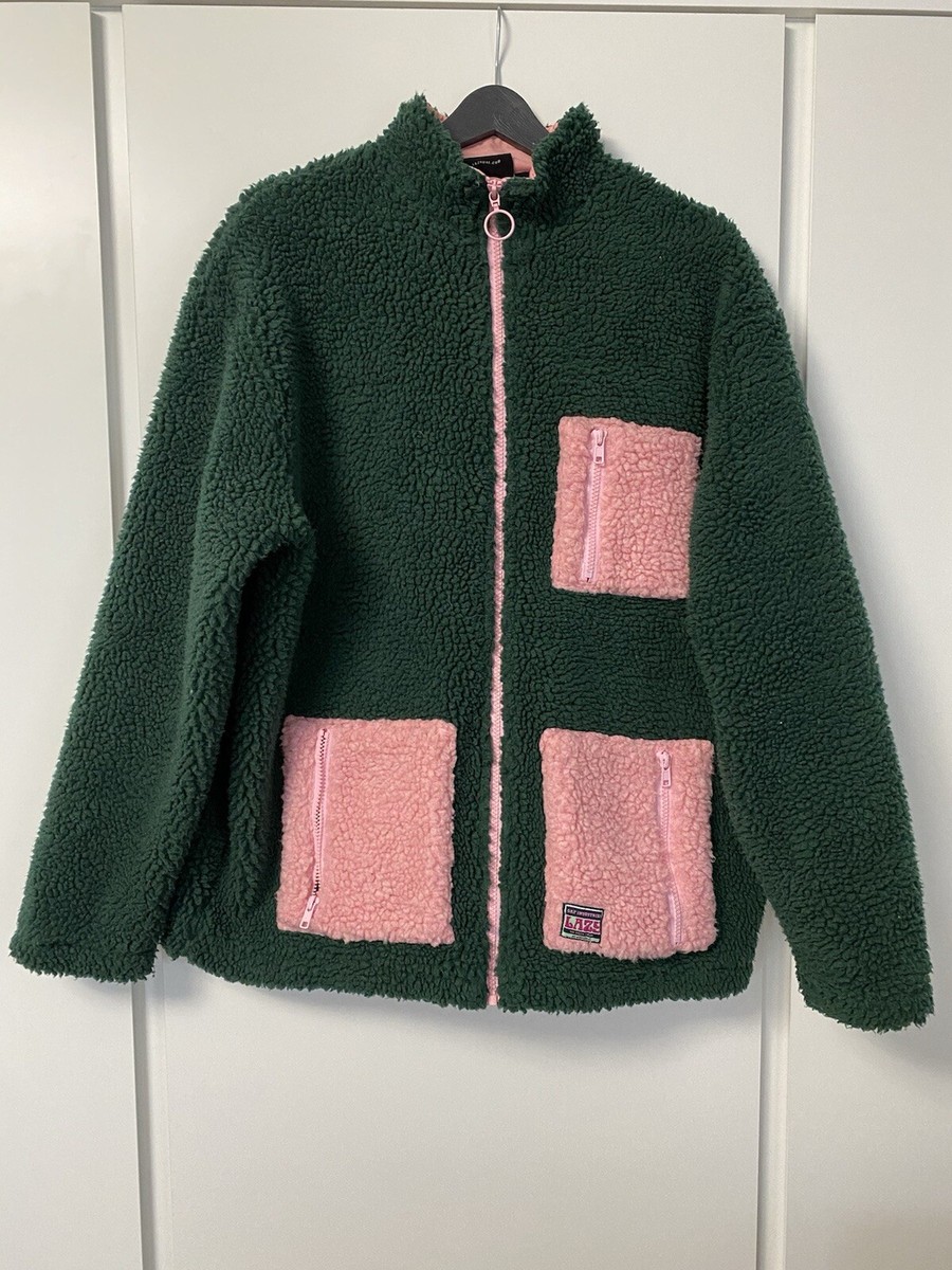 Lazy Oaf Forest Green Zip Polar Fleece Jacket Size XS | eBay Lazy Oaf Forest Green Zip Polar Fleece Jacket Size XS | eBay