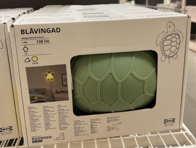 IKEA BLAVINGAD LED Wall Lamp Turtle Green - Kids Room, Library, Office ...