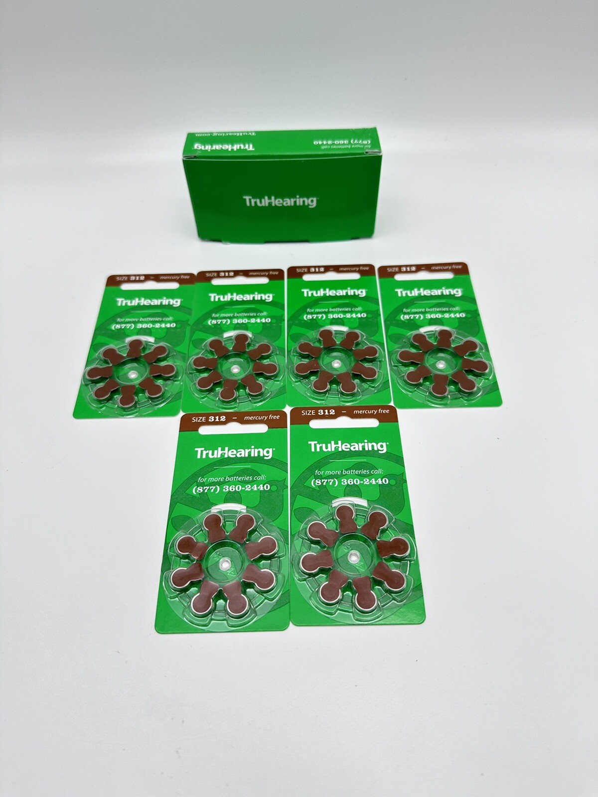 48 TruHearing Hearing Aid Batteries 6 Pk of 8 SZ 312 1.45V Mercury Free 7/2027 eBay