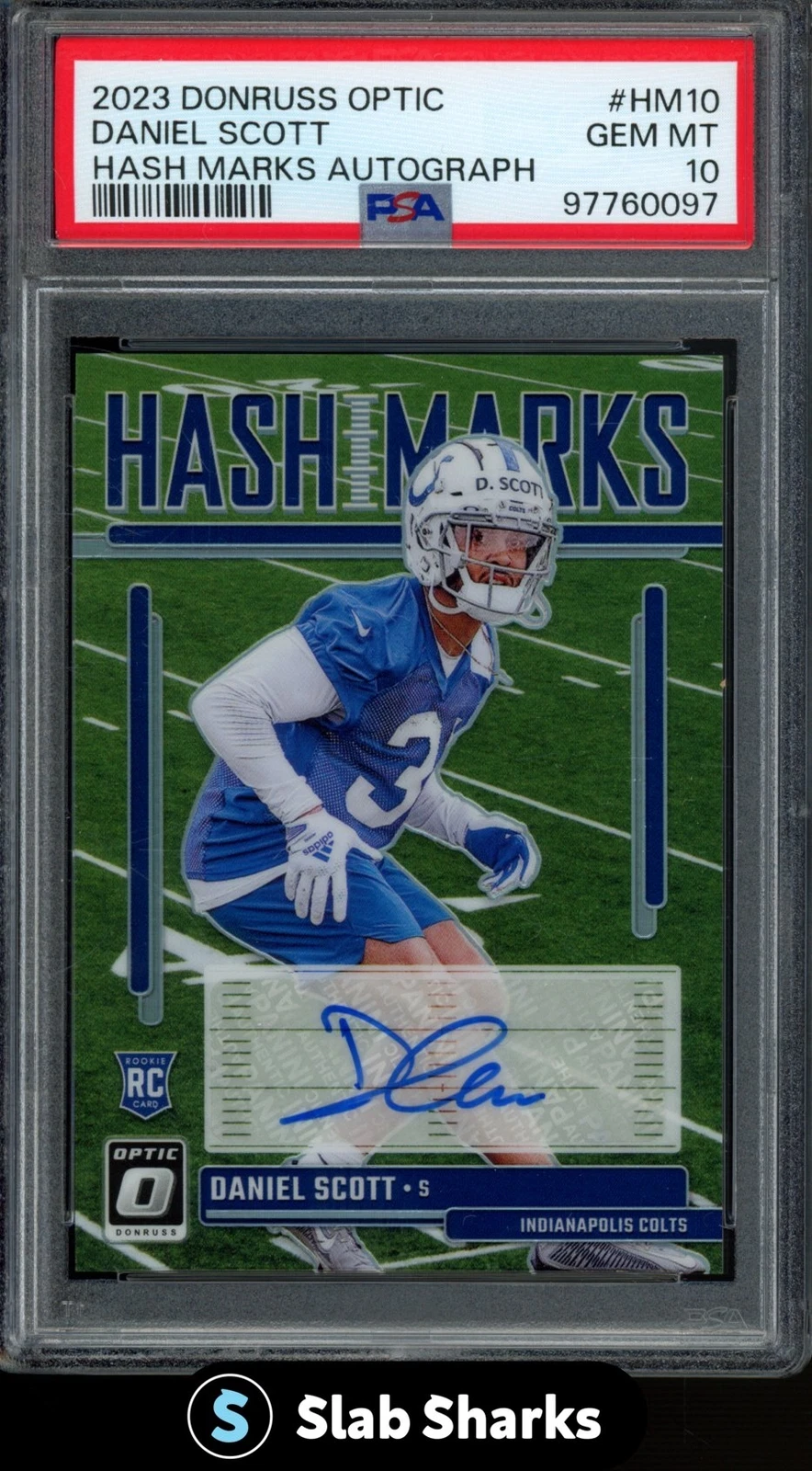 Daniel Scott Panini Donruss Optic Hash Marks #HM10 Base