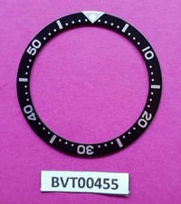 NEW SEIKO BLACK INSERT "IO" 6105 6309 6306 7002 7S26 7548 DIVE WATCH BVT00455