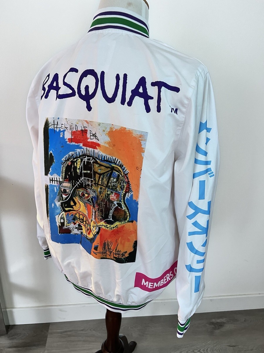 Jean-Michel Basquiat Members Only full zip windbreaker track