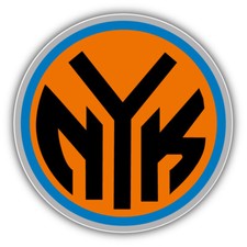 New York Knicks NBA Basketball Sport Logo Car Bumper Sticker Decal "SIZES"