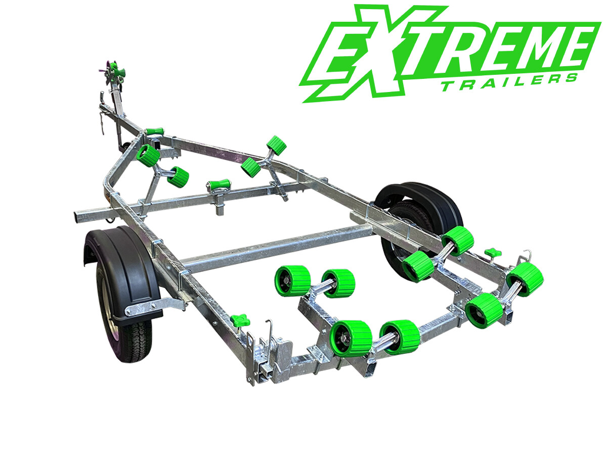 New Extreme 750kg Swing Galvanised RIB Boat Trailer eBay