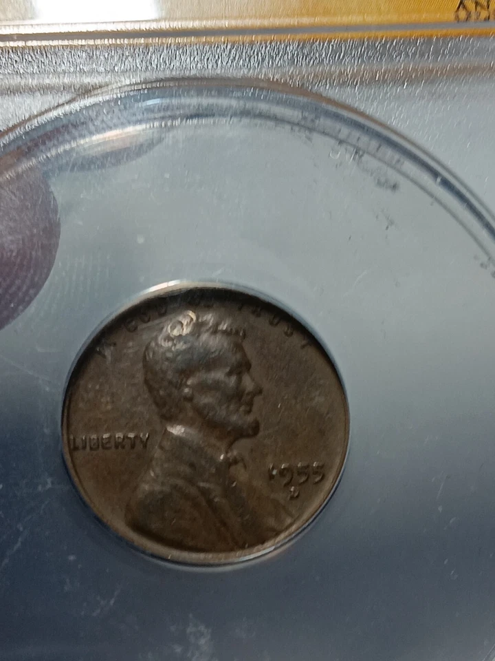 👉1955-D Lincoln Cent DDO FS-101 ANACS VF 30 - Image 4 of 4