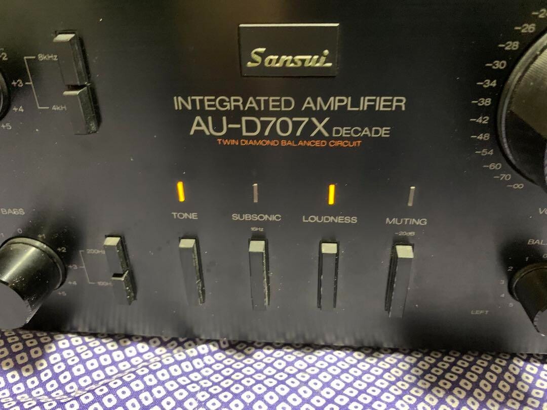 ジャンク品】Sansui AU-D707X DECADE インテグレーテッドアンプ