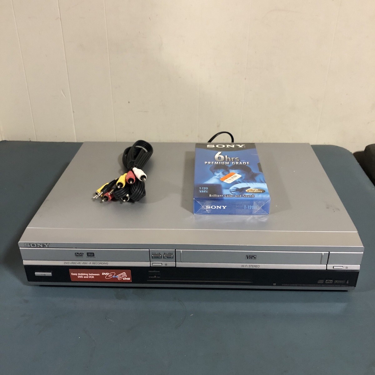 SONY RDR-VX511 VHS Video Cassette & DVD Recorder Dubbing Working