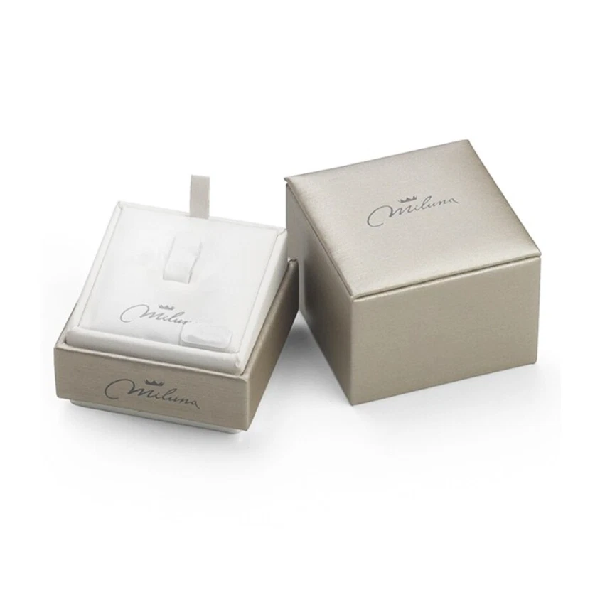 Anello Miluna Donna Argento925 Perla Bianca 8 mm Cuore Dett. Oro375 9KT _PLI1668 - Immagine 2 di 2