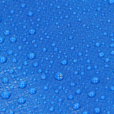 Telo Impermeabile 6x8 Mt - Polietilene 180 G/m², Occhiellato, Verde/Blu - Foto 2