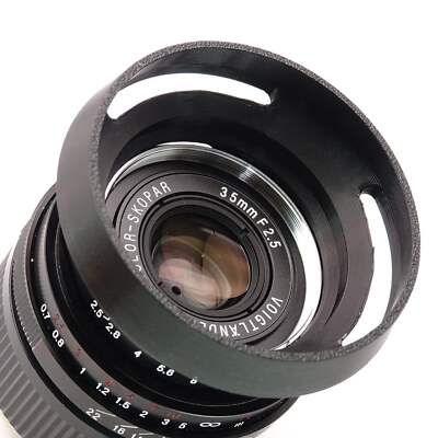 Ausgeknipst Gegenlichtblende LH-4N für Voigtländer Ultron 35mm F2 F2.5 Lens Hood