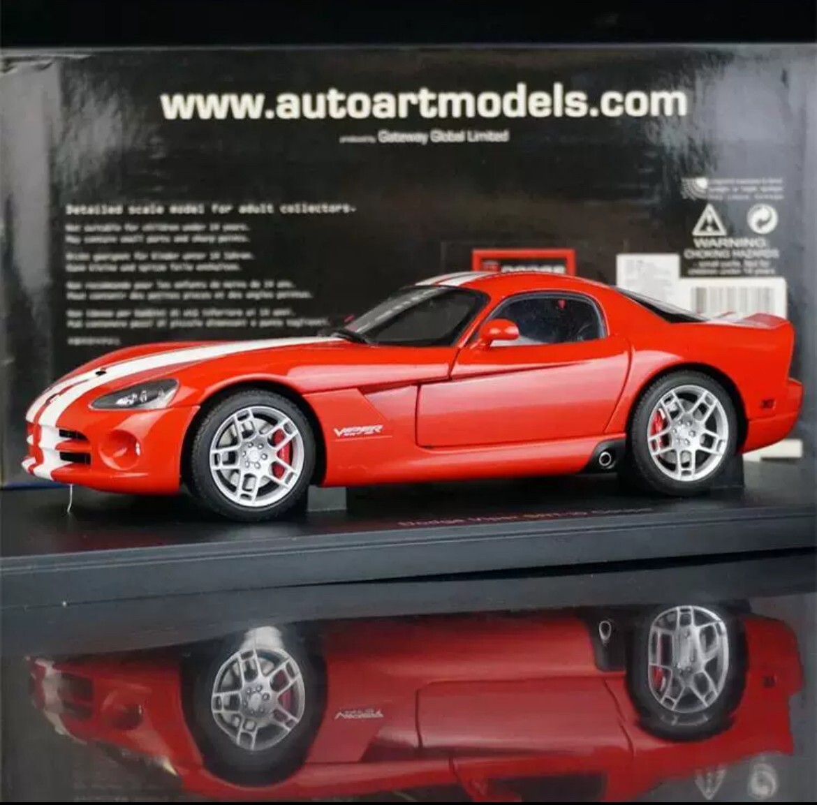 1/43 ダッジ バイパー SRT10 2006   ミニカー　レッド 1/43 ダッジ バイパー SRT10 2006 ミニカー レッド|mercari