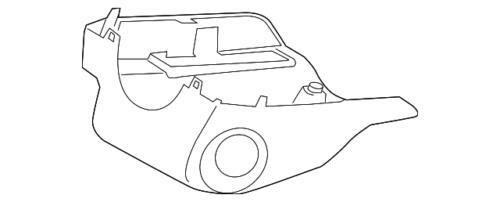 Cubierta inferior para Ford (N/P KB3Z-3530-AA)