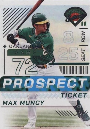 2012 Panini Elite Extra Edition Max Muncy Prospects Auto /782 RC 