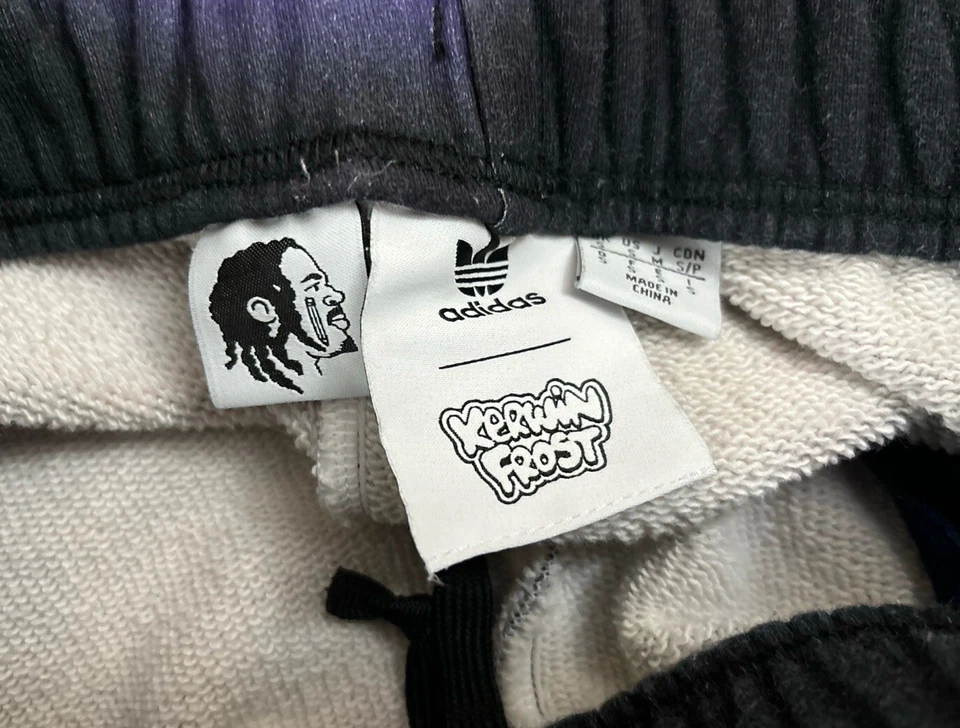 Adidas Originals x Kerwin Frost Squirrel Cartoon Print Shorts Size S Rare - Image 4 of 4