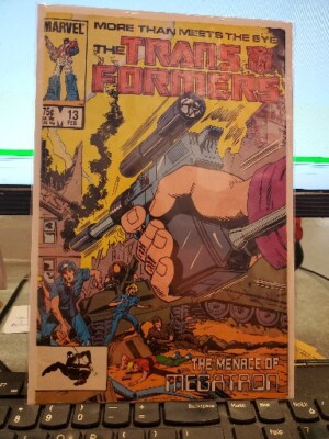 THE TRANSFORMERS #13 NM MARVEL VOL. 1 COPPER AGE KEY