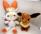 Build A Bear Pokemon Eevee & Scorbunny Plush