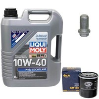 MotoröL Set 10W-40 5Liter + ÖLfilter + ÖLablassschraube FüR Toyota Camry 2.2 3.0