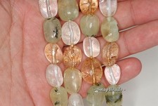 18X14-14X9MM MIX QUARTZ GEMSTONE NUGGET LOOSE BEADS 7inch