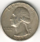 USA - 1962D - Washington ¼ $ - Silver Eagle - #16062RG