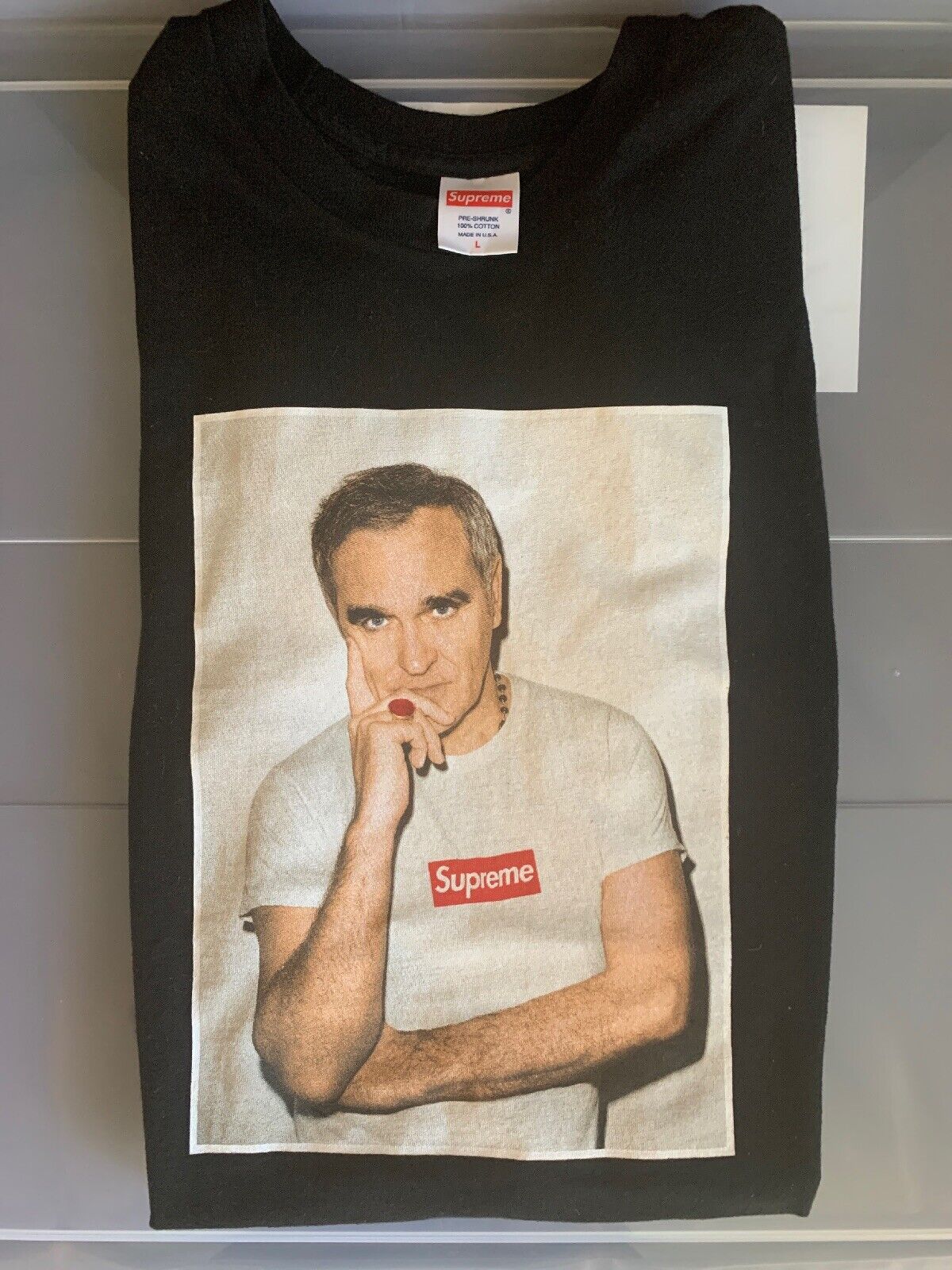 Aunthentic Supreme Morrissey tee Size Lrg | eBay