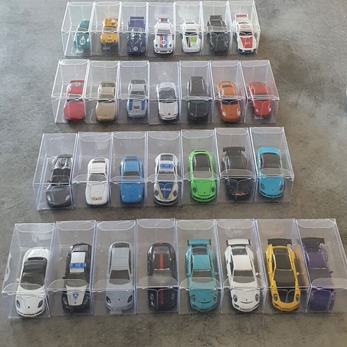 25PCS Plastic Gift Box Transparent Box Model 1/64 Car Toy Display Show Box Case - Picture 2 of 16