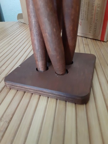 Vintage Hambright's Original Nuti-Budi Nutcracker birch Wood Box Instructions TX - Picture 7 of 12