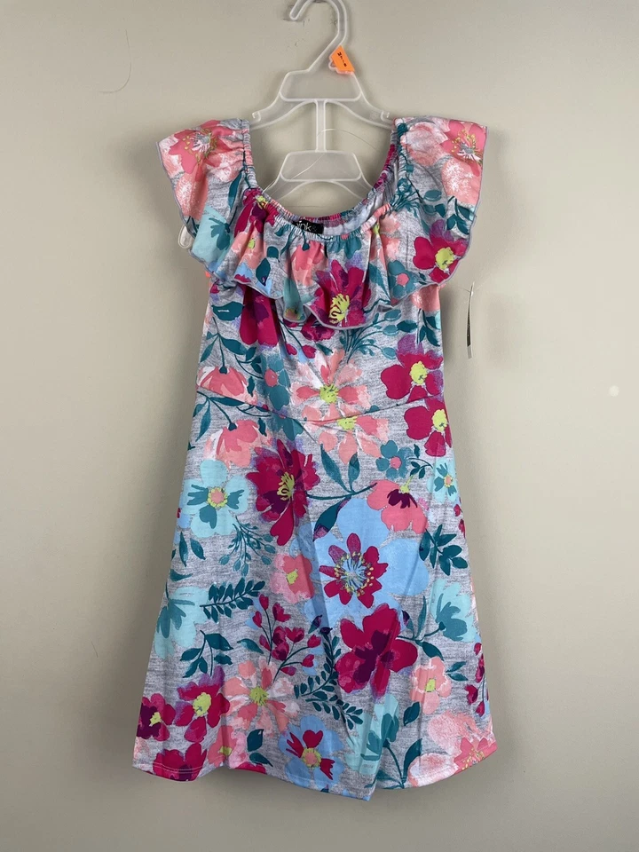 Розовый и фиолетовый средний 7/8 серый/нефритовый без рукавов летнее платье 2 упаковки новый с Ярлыками - Изображение 3 из 4