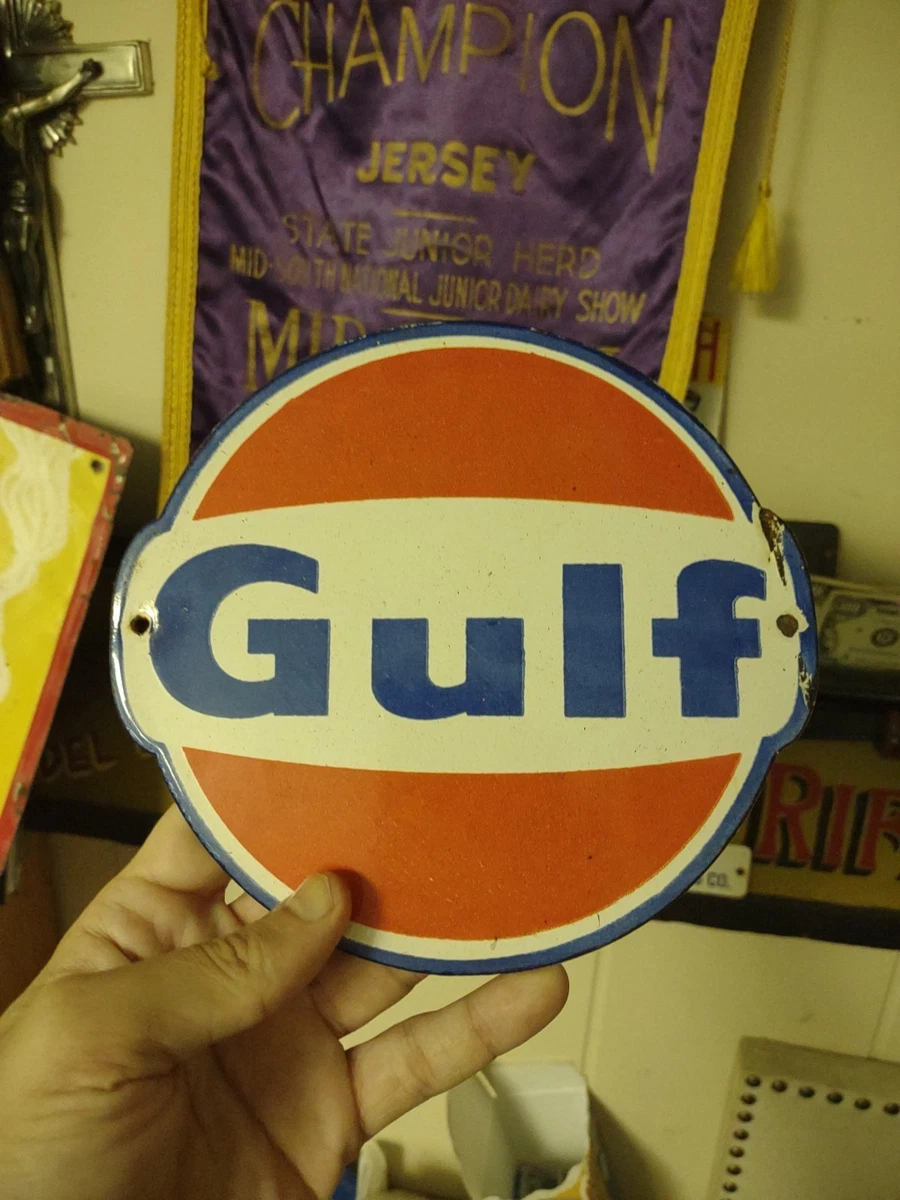 Vintage Gulf Signs products for sale | eBay