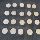 Morgan & Silver Peace Dollar Collection Grading F-AU 20 Coins Authentic