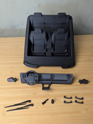 Element RC 1/10 Knightrunner RC crawler scale interior detail set (3D printed)
