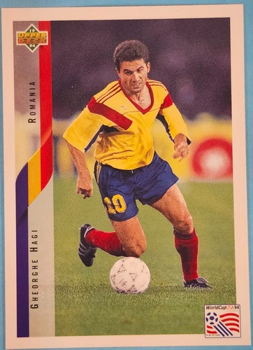 Romania Away Euro 96 Authentic Jersey Gheorghe Hagi | eBay