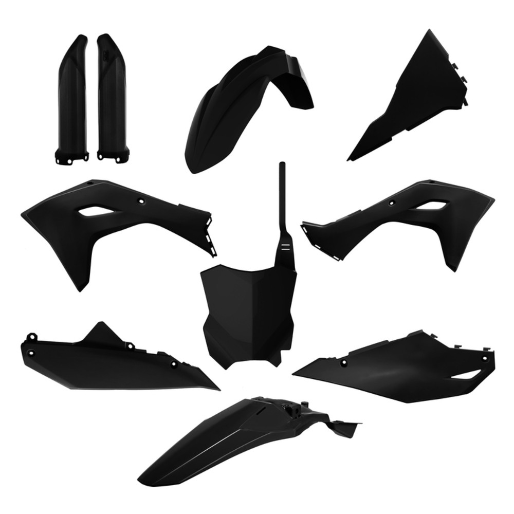 Plastic Kit With Fork Protectors Polisport For Motorcycle Parts