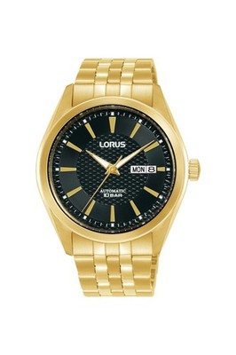 Lorus Sports Automatik 42mm goldfarben Edelstahl Uhr RL488BX9
