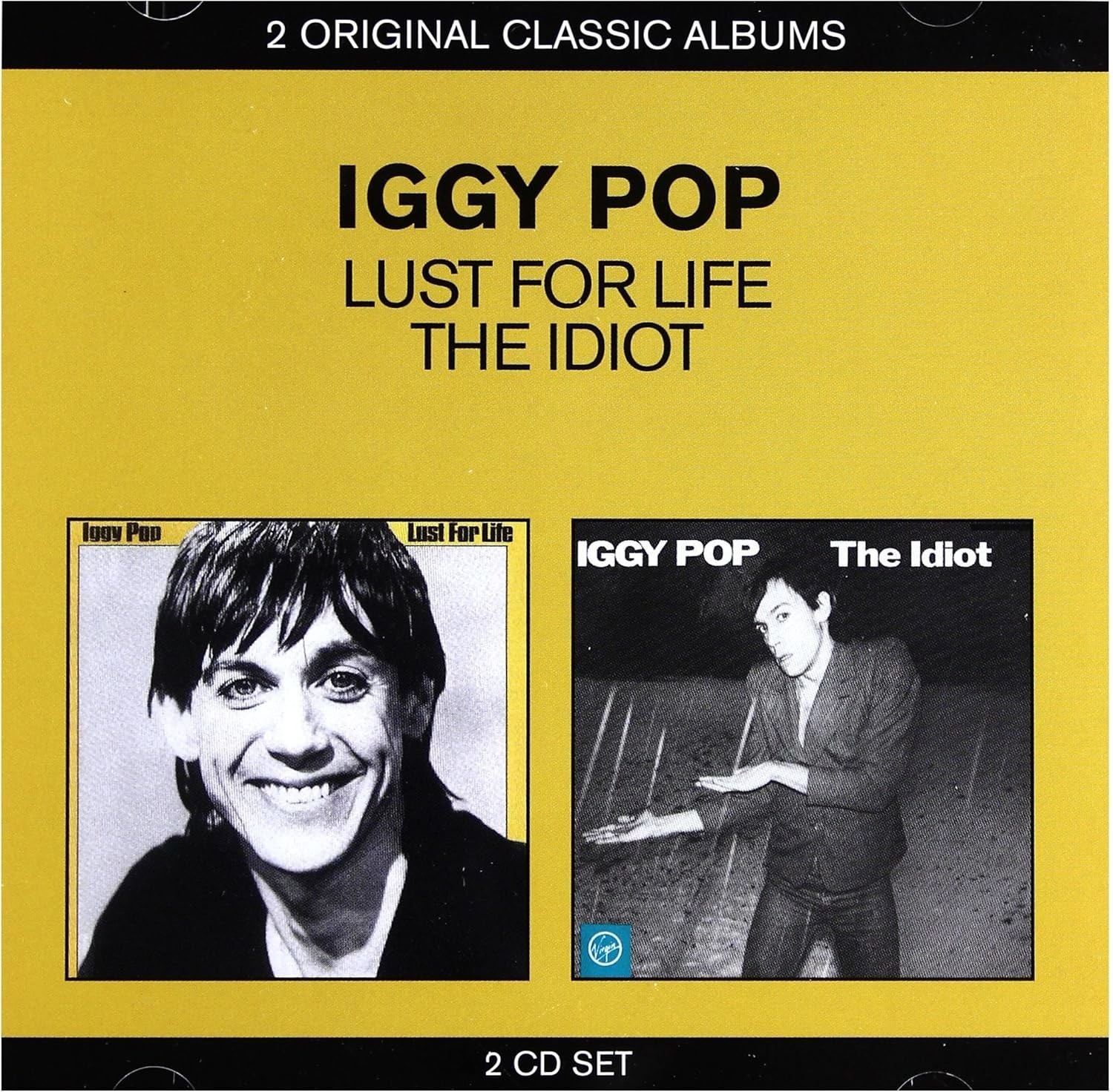 Iggy Pop Lust For Life/The Idiot 2-CD NEW SEALED 1990 The Passenger/China Girl+