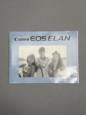 Canon EOS ELAN Instructions English #E4