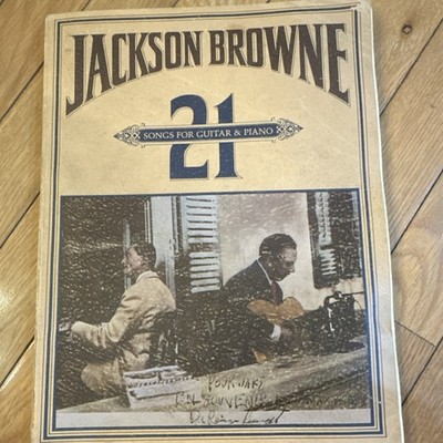 Jackson Browne 21 Songs Guitar Piano Sheet Music Song Book Rock