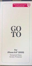 GoTo Tempered Glass Screen Protector for iPhone Air Cell Phone Easy Install Tray