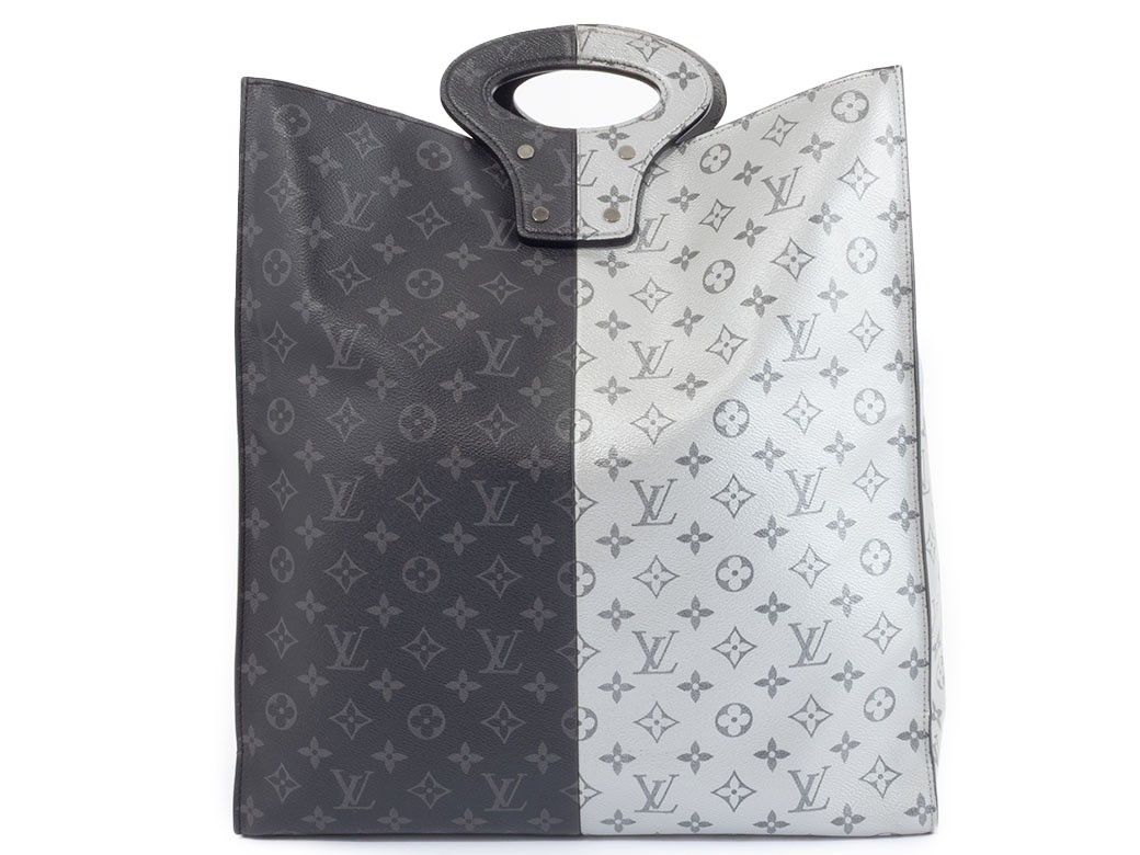Louis Vuitton Split Bag Monogram Eclipse Tote M43… - image 3