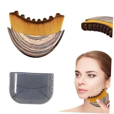 ANGEO Lymphatic Contour Face Brush   Soft Bristle Lymphatic Brush (1 piece)