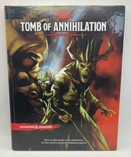 Dungeons & Dragons Tomb of Annihilation Handbook w/ Map STILL ATTACHED!!