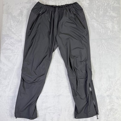 REI Rain Pants Women XL Gray eVent Waterproof Breathable Hiking Shell