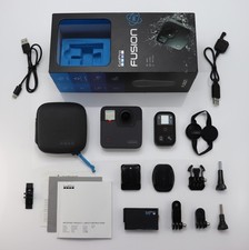 GOPRO FUSION 360 CAMCORDER BOXED 5.2K ULTRA HD ACTION CAMERA & WI-FI REMOTE