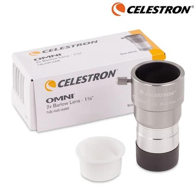 Omni 2x Barlow Lens Eyepiece Magnification Telescope 1.25 Inch 1.25'' Eyepiece A
