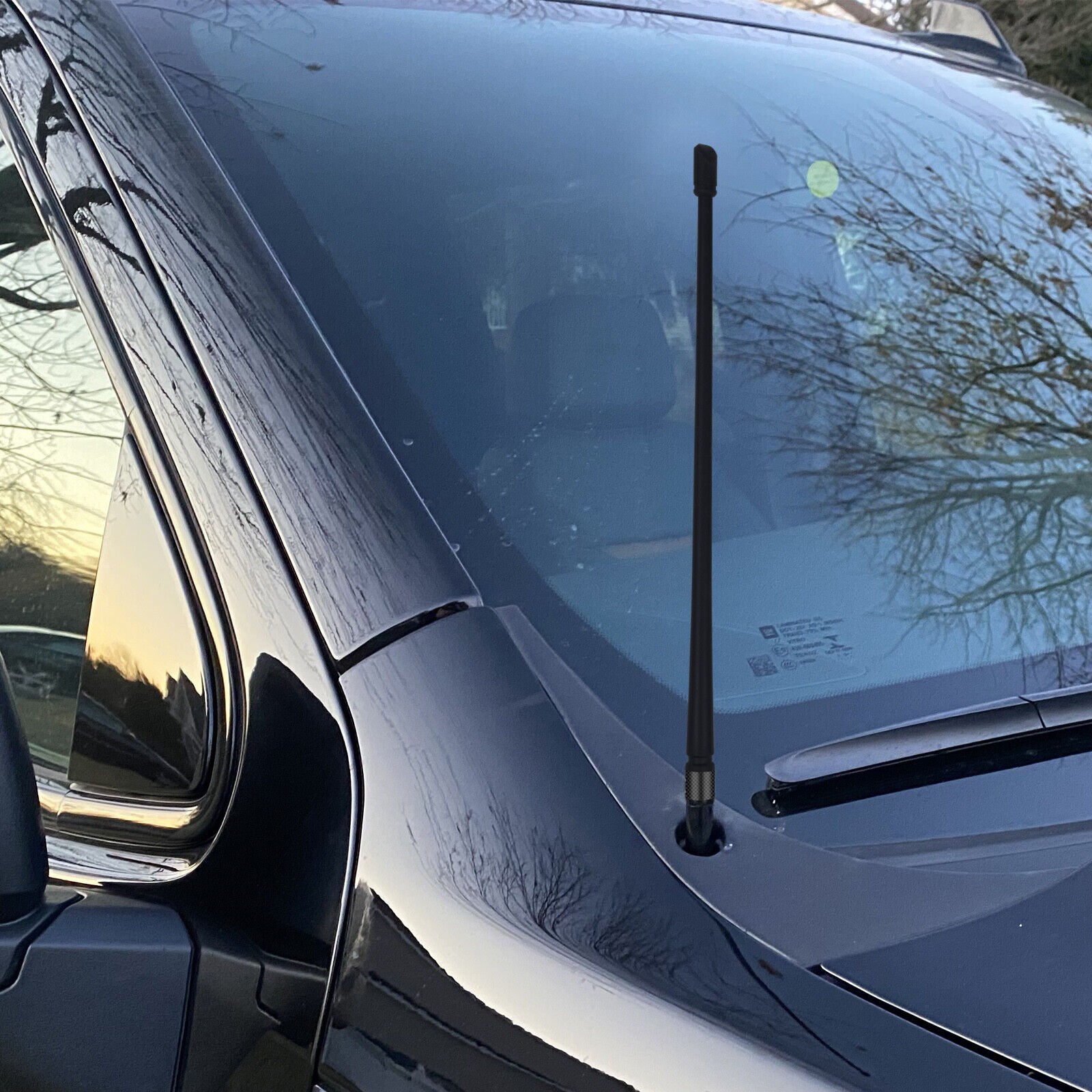 For Jeep Patriot MK 2007-2017 Short Radio Antenna Black AM/FM + Screw 9Inch