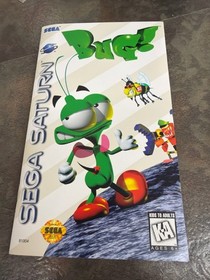 BUG! (SEGA SATURN) COMPLETE WITH MANUAL & REG CARD - TESTED (WBP020155)