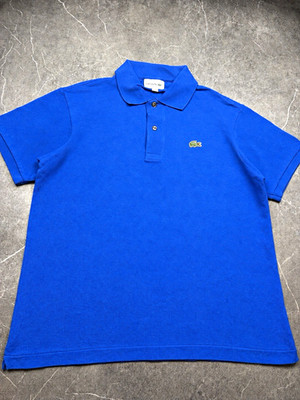 Lacoste Herren Polo Shirt Blau Gr. L Classic Fit Neu ohne Etikett