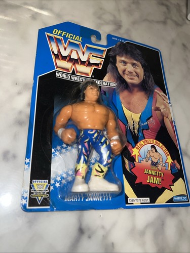 Vintage Wrestler WWF Marty Jannetty w/ Jannetty Ja...