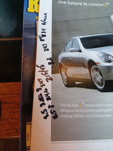 Road & Track March 2002 Audi A4  2003 Mercedes-Benz SL500 BMW X5 4.6is  223 - Picture 3 of 9